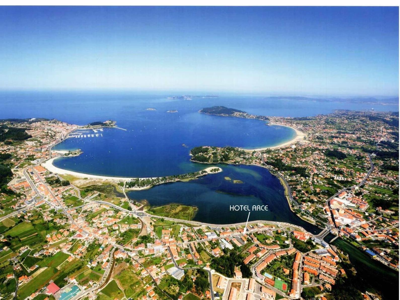 Hotel Arce Baiona Buitenkant foto